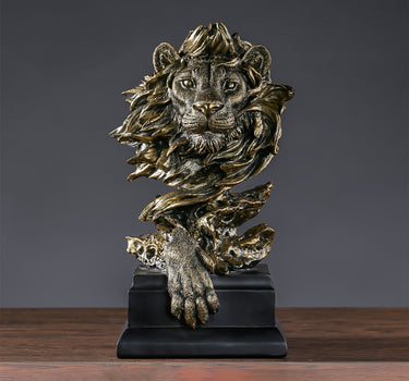 Nordisches Löwenkopf-Ornament