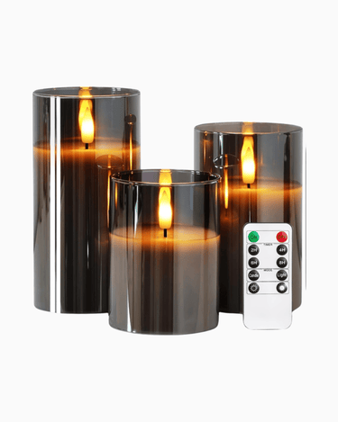 LED-Kerzen mit Fernbedienung Set