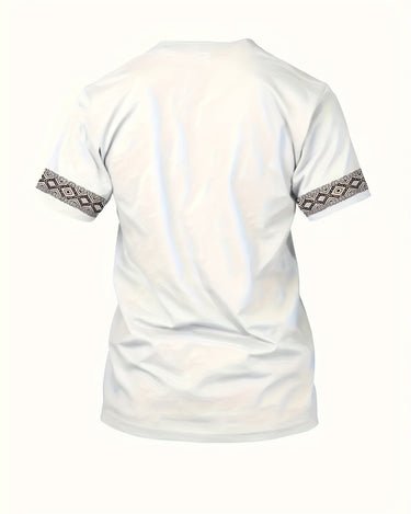 T-Shirt im ethnischen Stil Herren