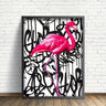Leinwandposter Lightpink Flamingo