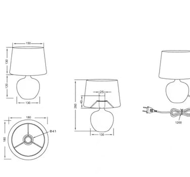 Exklusive Designer-Tischlampe