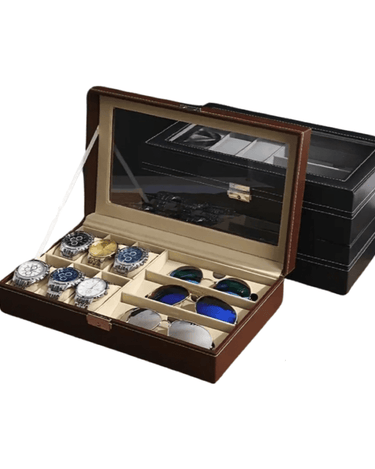 PU-Leder Uhren & Schmuck Organizer