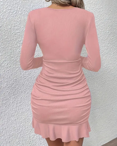 Elegantes Langarm Kleid